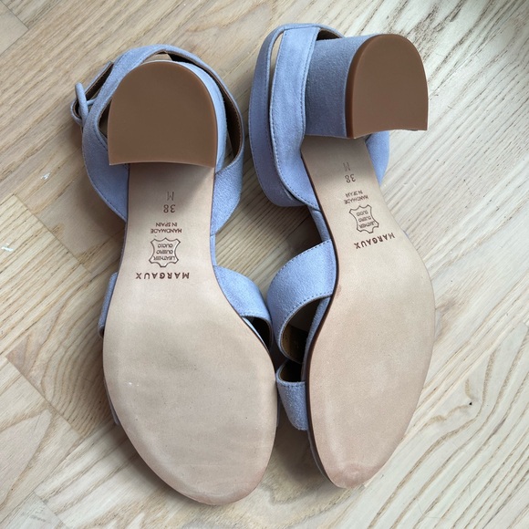 Margaux City Sandals in lavender suede size 38 like new - Picture 4 of 5